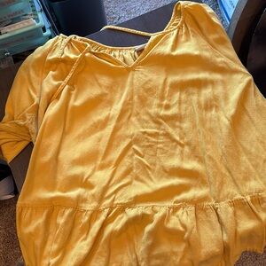 Long sleeve peplum top